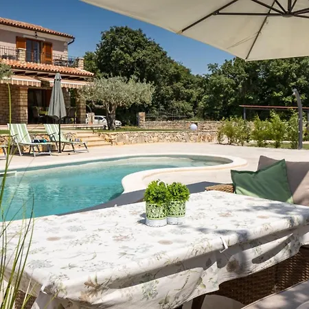 Villa Rustic Marijanin Vrt With Pool In Tinjan
